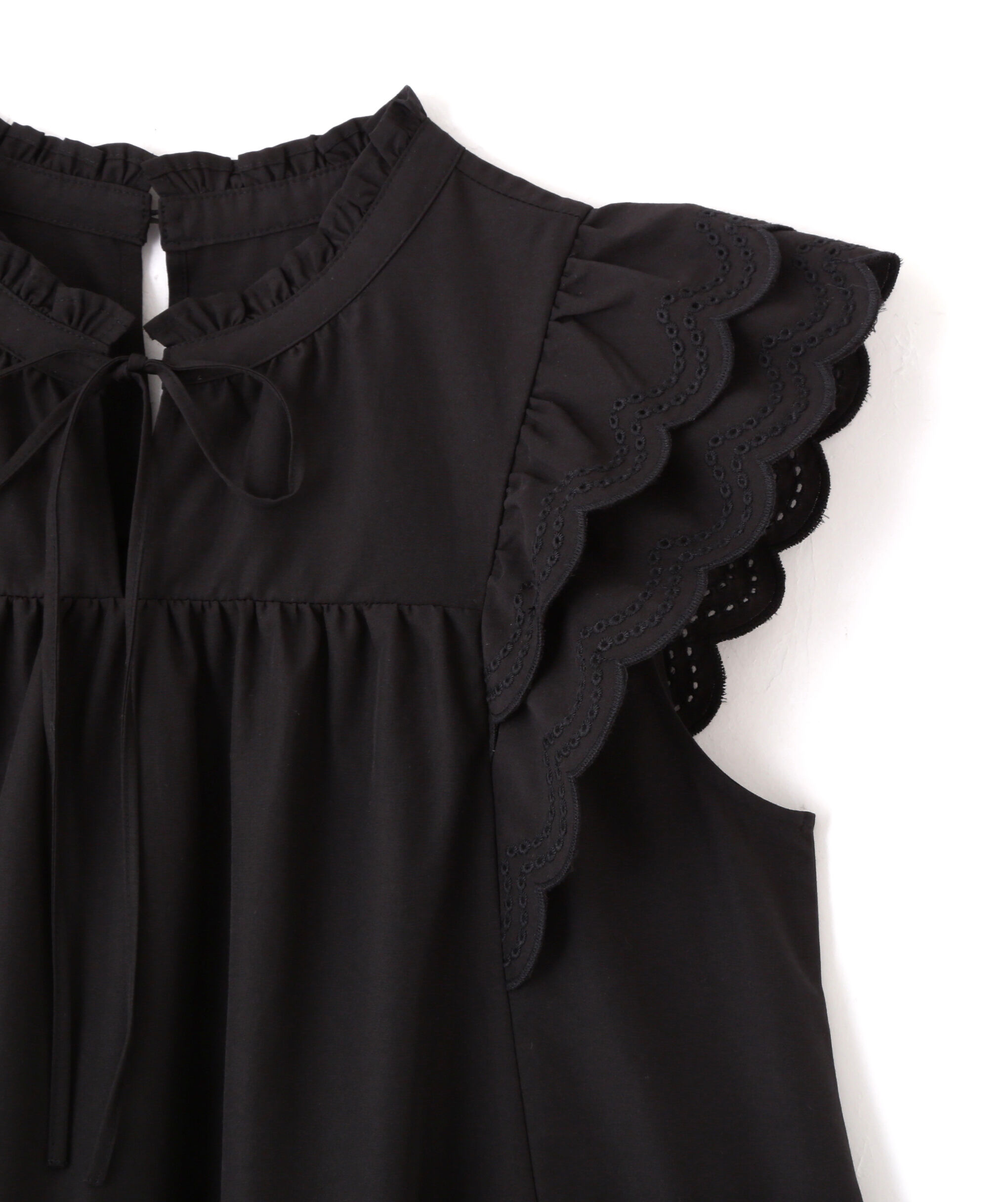  「カットワークティアードチュニック」|シャツ・ブラウス|