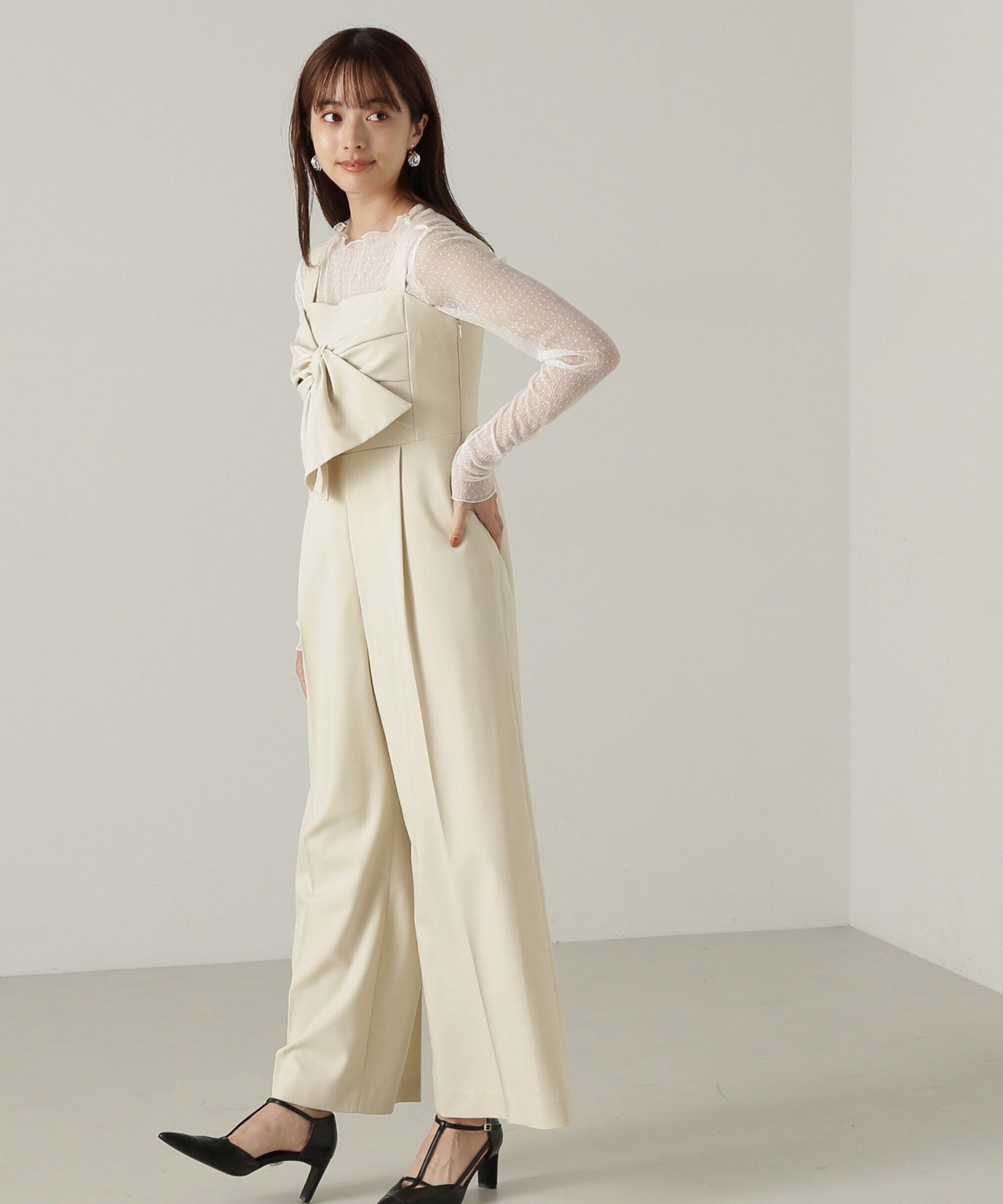 PROPORTION BODY DRESSING「チュールドットトップス24AW」|Tシャツ・カットソー|