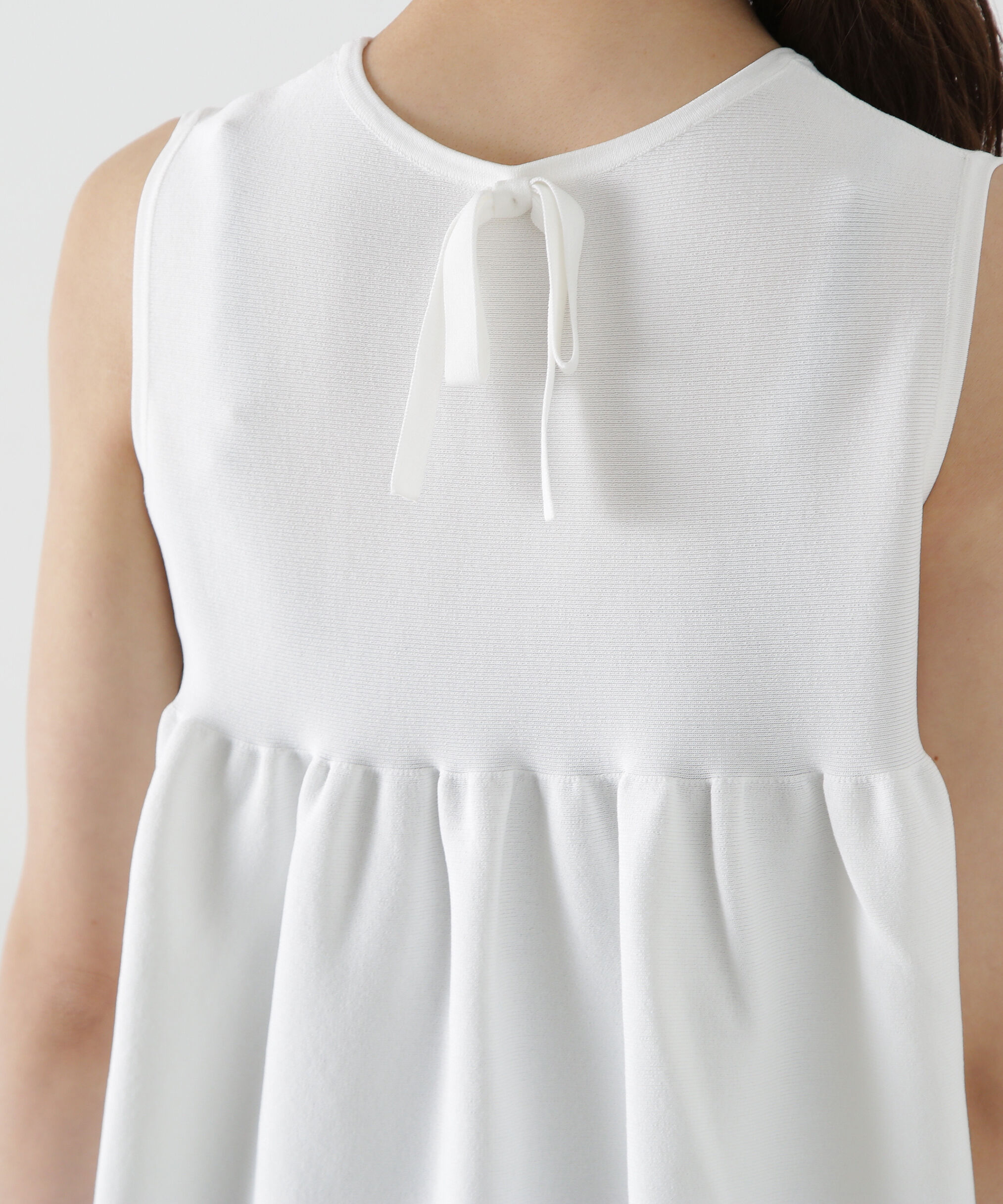 PROPORTION BODY DRESSING「バックリボンペプラムニット」|ニット・セーター|