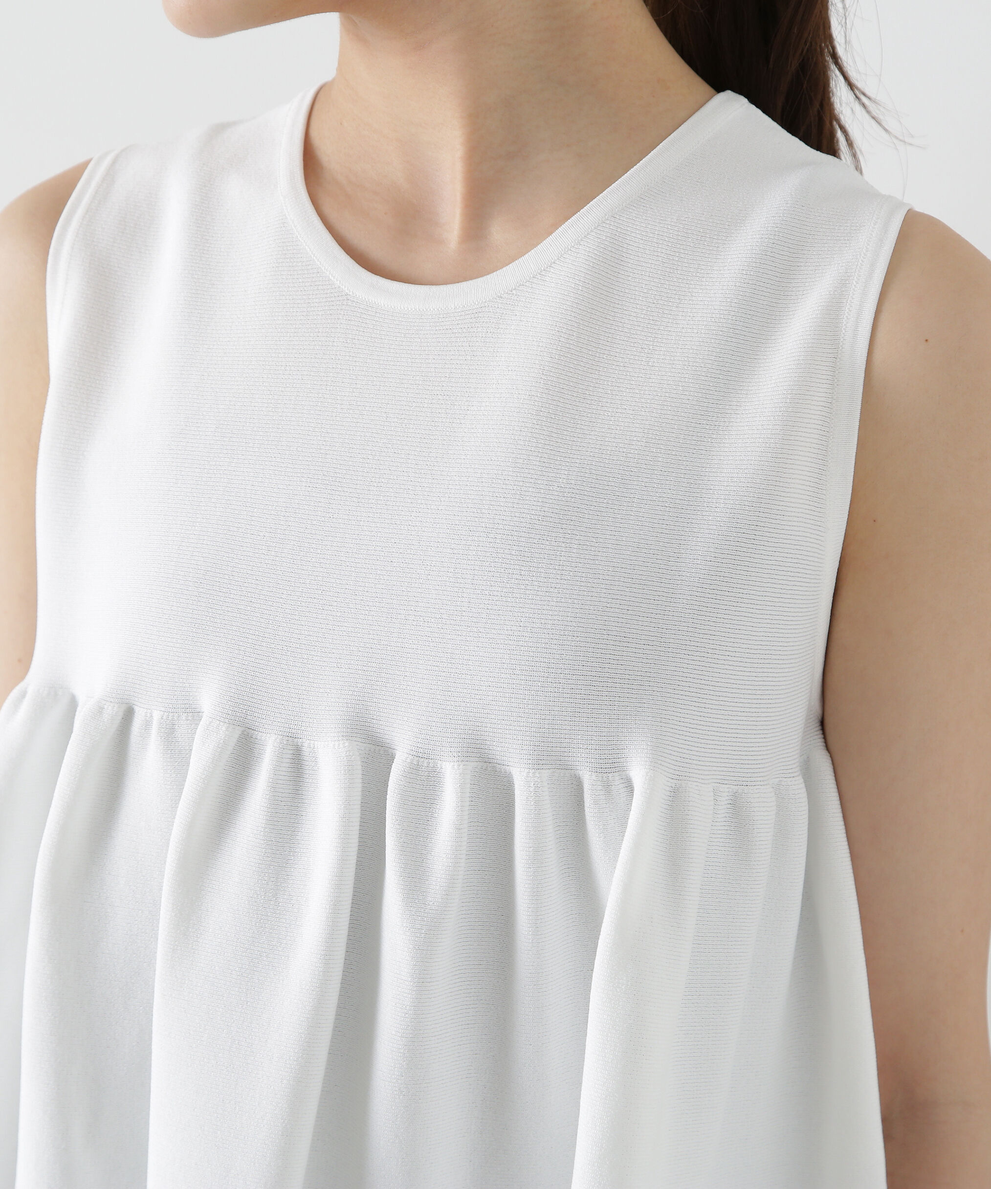 PROPORTION BODY DRESSING「バックリボンペプラムニット」|ニット・セーター|