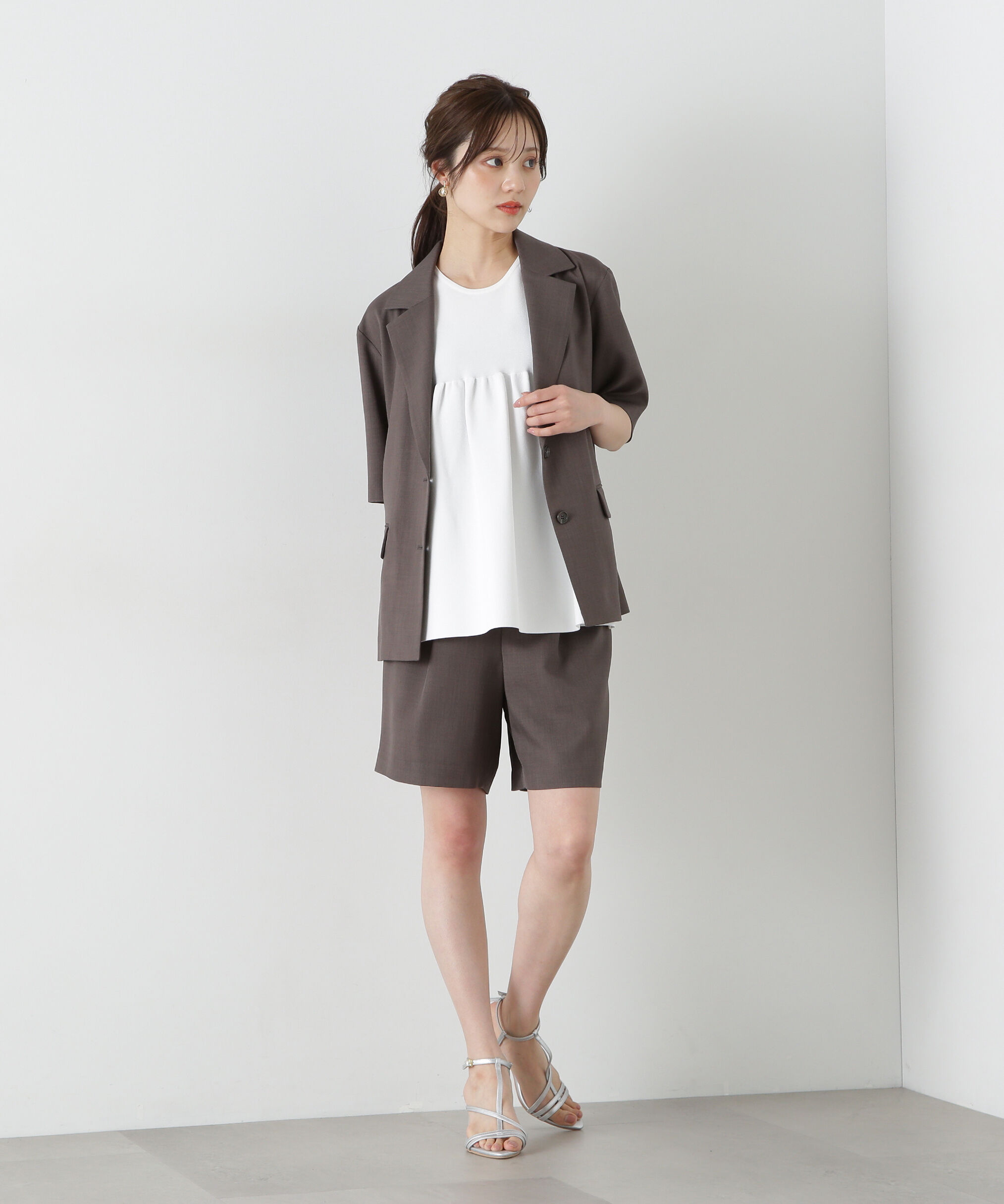 PROPORTION BODY DRESSING「バックリボンペプラムニット」|ニット・セーター|