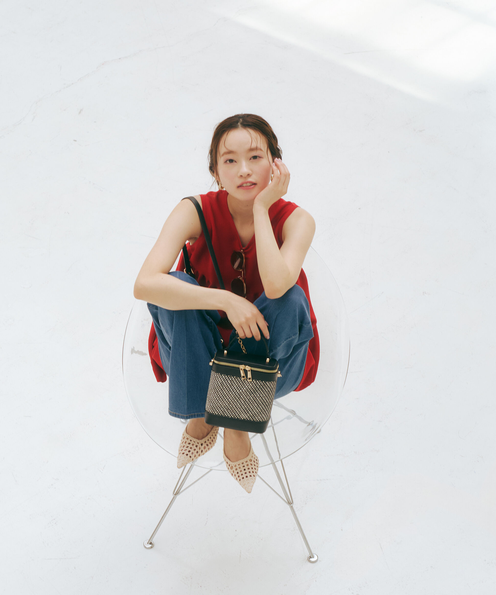 PROPORTION BODY DRESSING「バックリボンペプラムニット」|ニット・セーター|