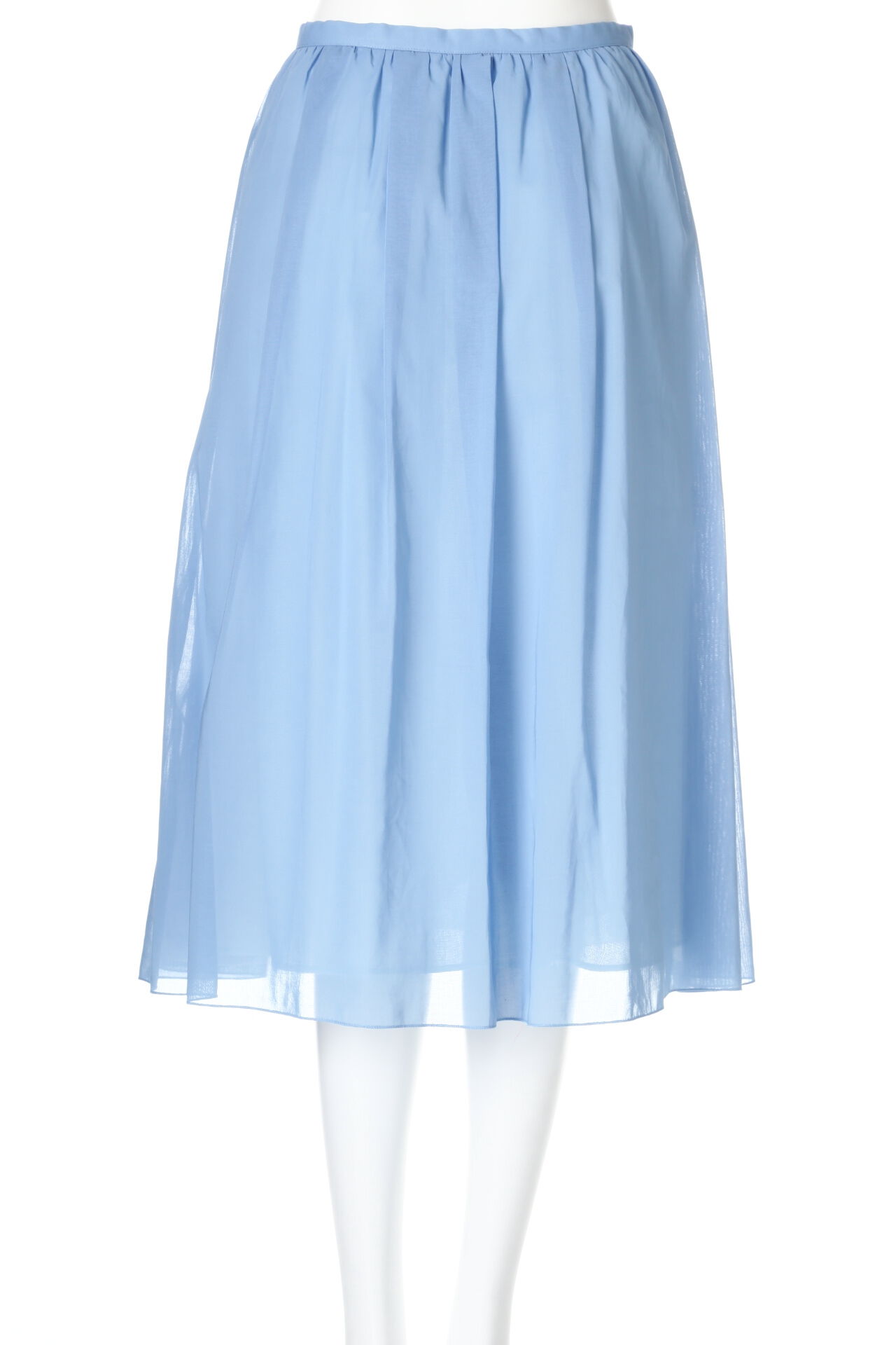  「オーガンジーギャザーフレアスカート」|スカート|