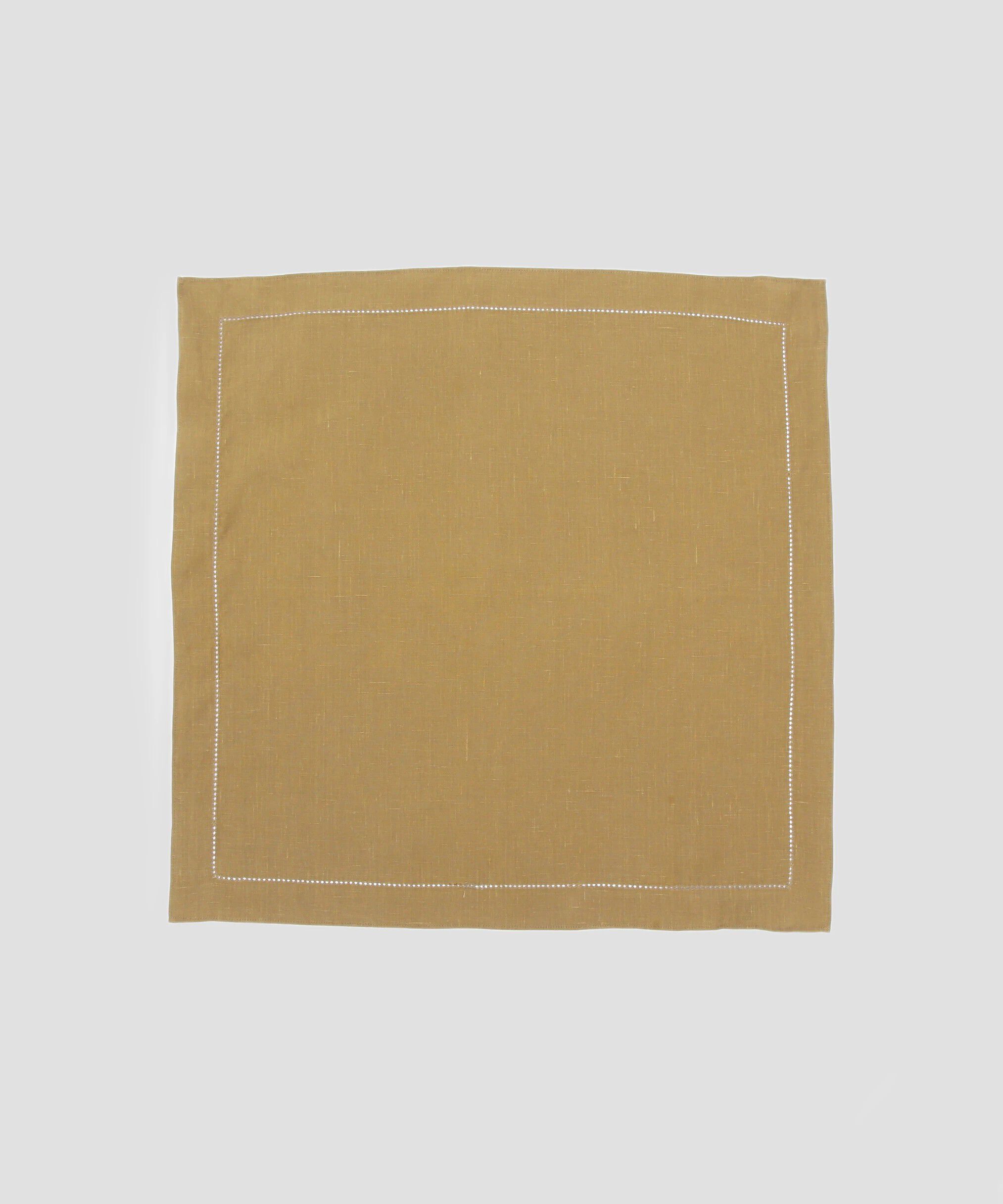 MARGARET HOWELL「LINEN HANKY」|ハンカチ|KHAKI