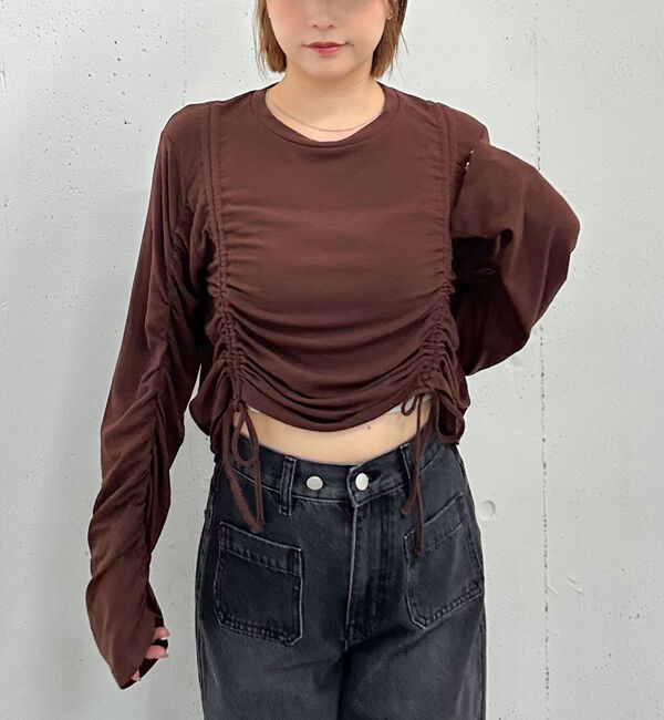 archives「ドロストギャザーカットＴＯＰＳ」|Tシャツ・カットソー|