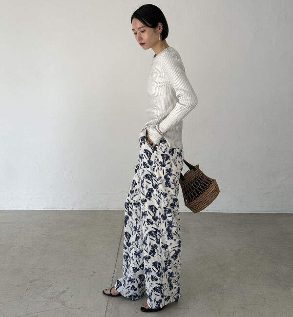 Doux archives「メタリックリブニット」|ニット・セーター|