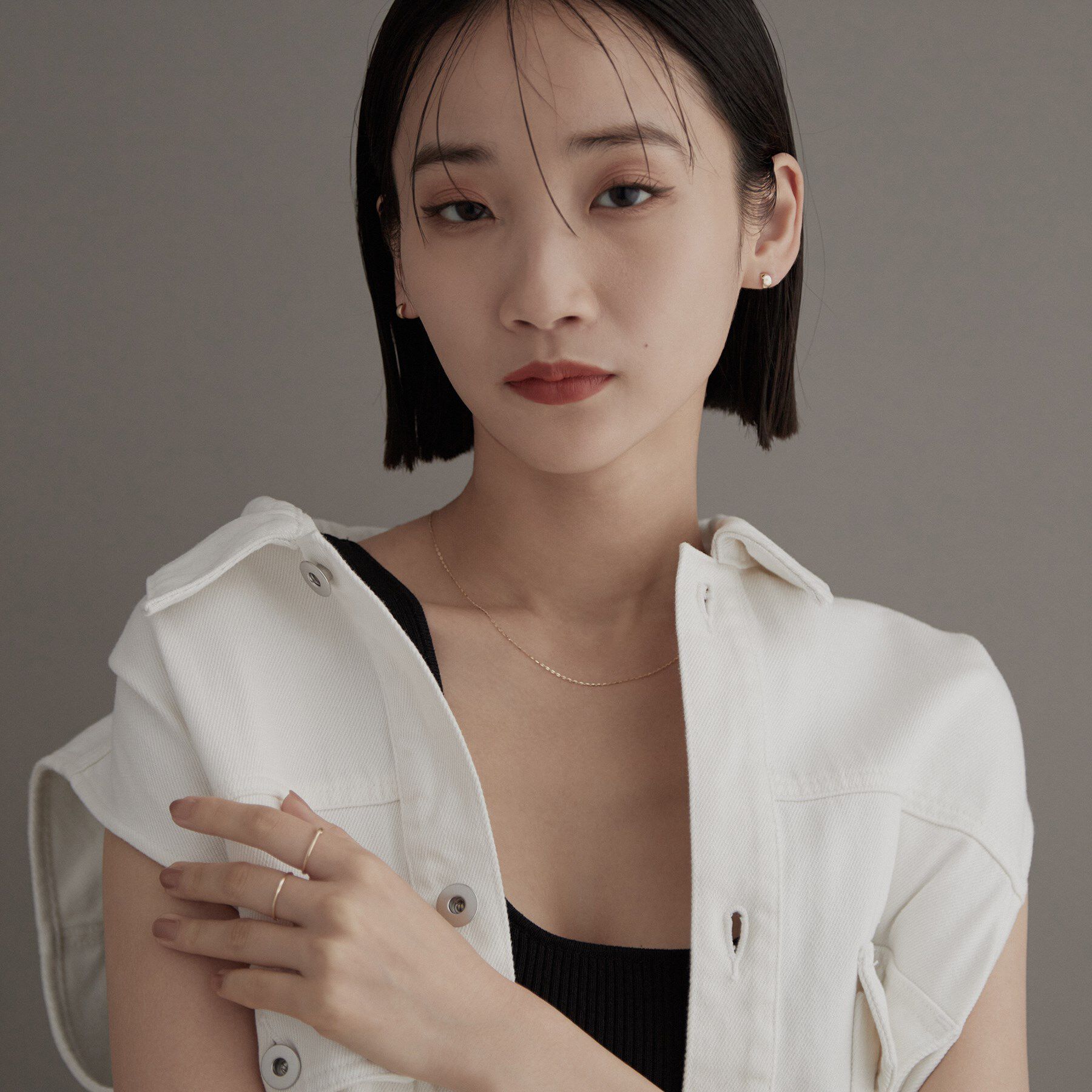 COCOSHNIK ONKITSCH「K10ドームピアス」|ピアス|