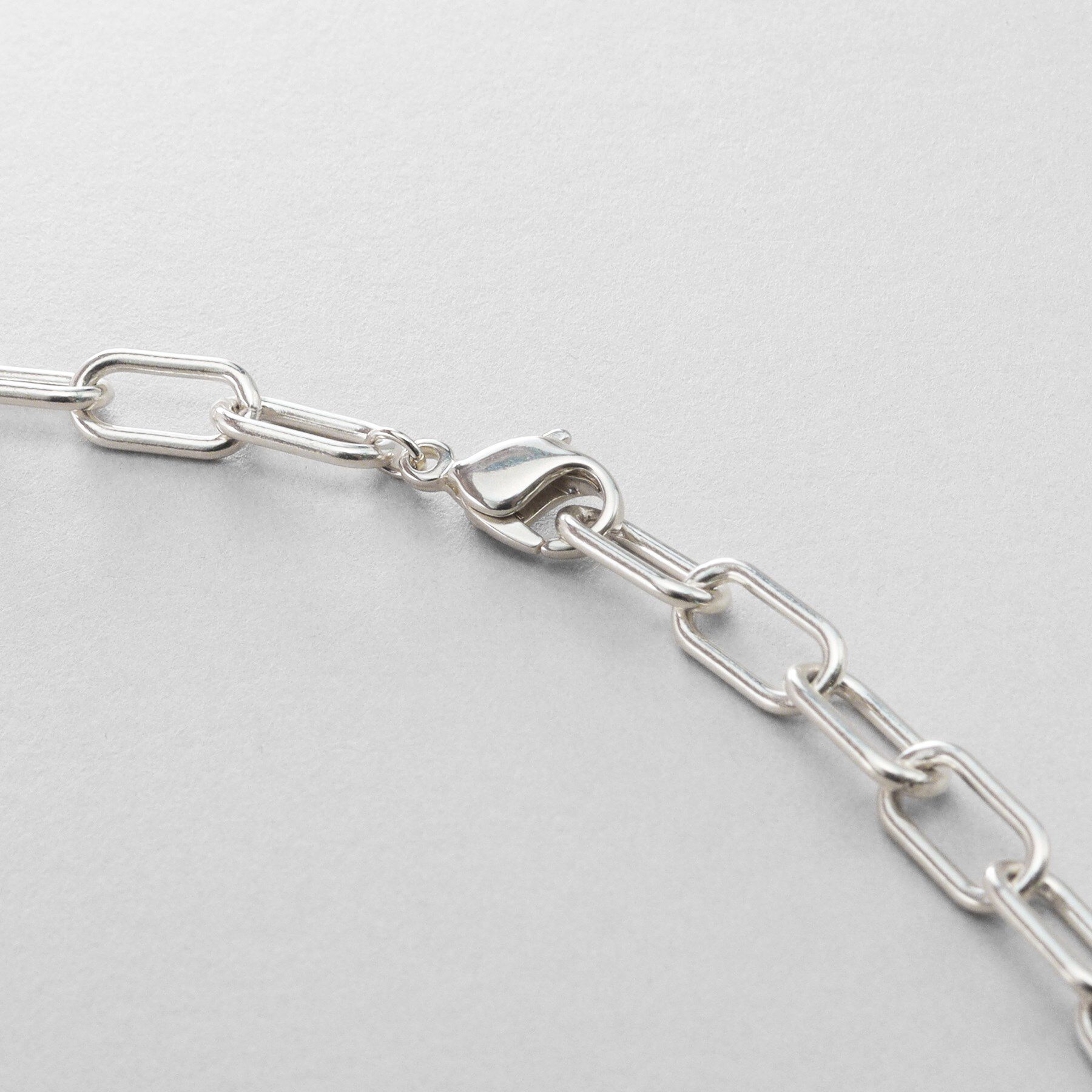 COCOSHNIK ONKITSCH「シルバー デザインチェーン ケーブルグラデーションネックレス」|ネックレス|