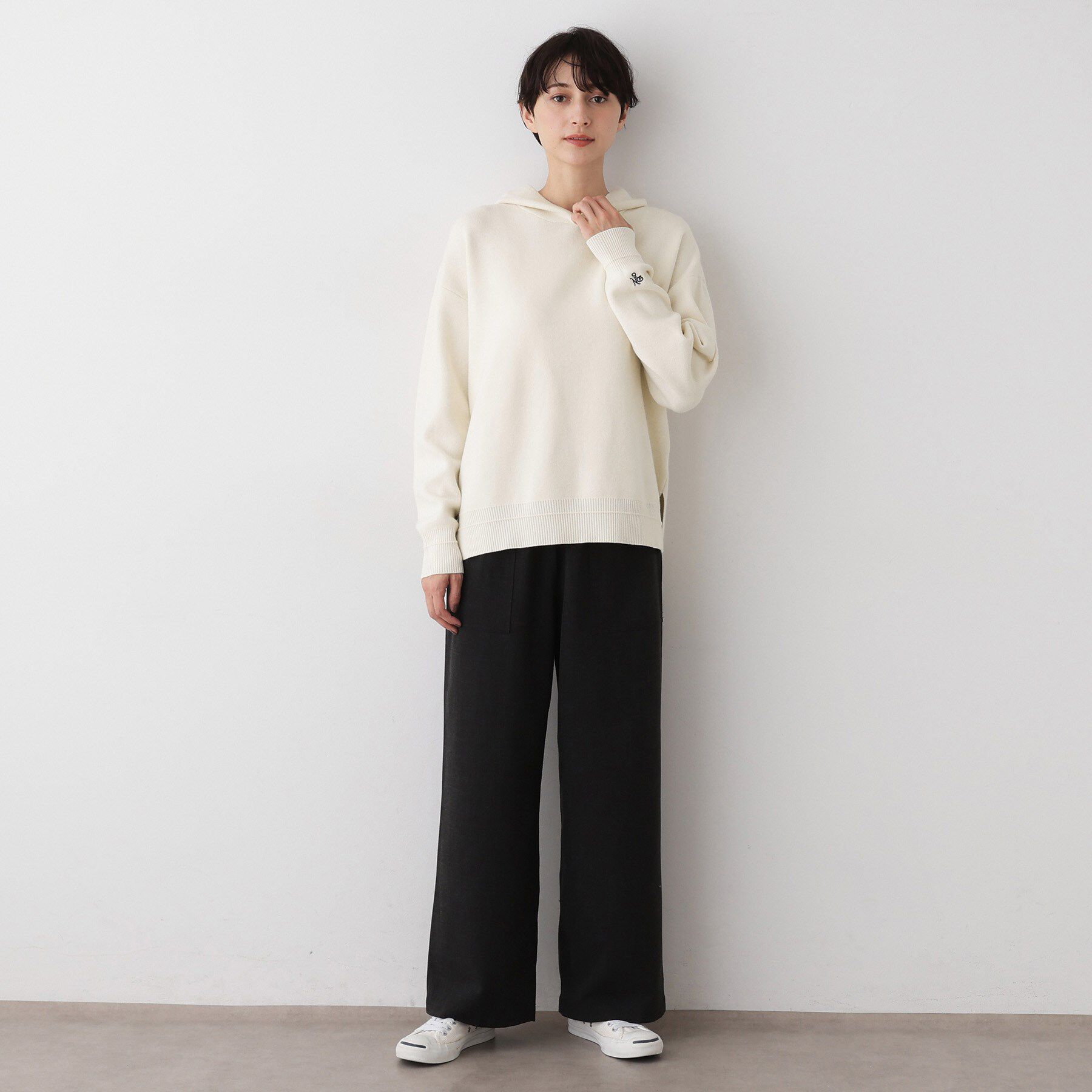 Dessin「【洗える／体型カバー】ちょうどいいニットパーカ」|ニット・セーター|