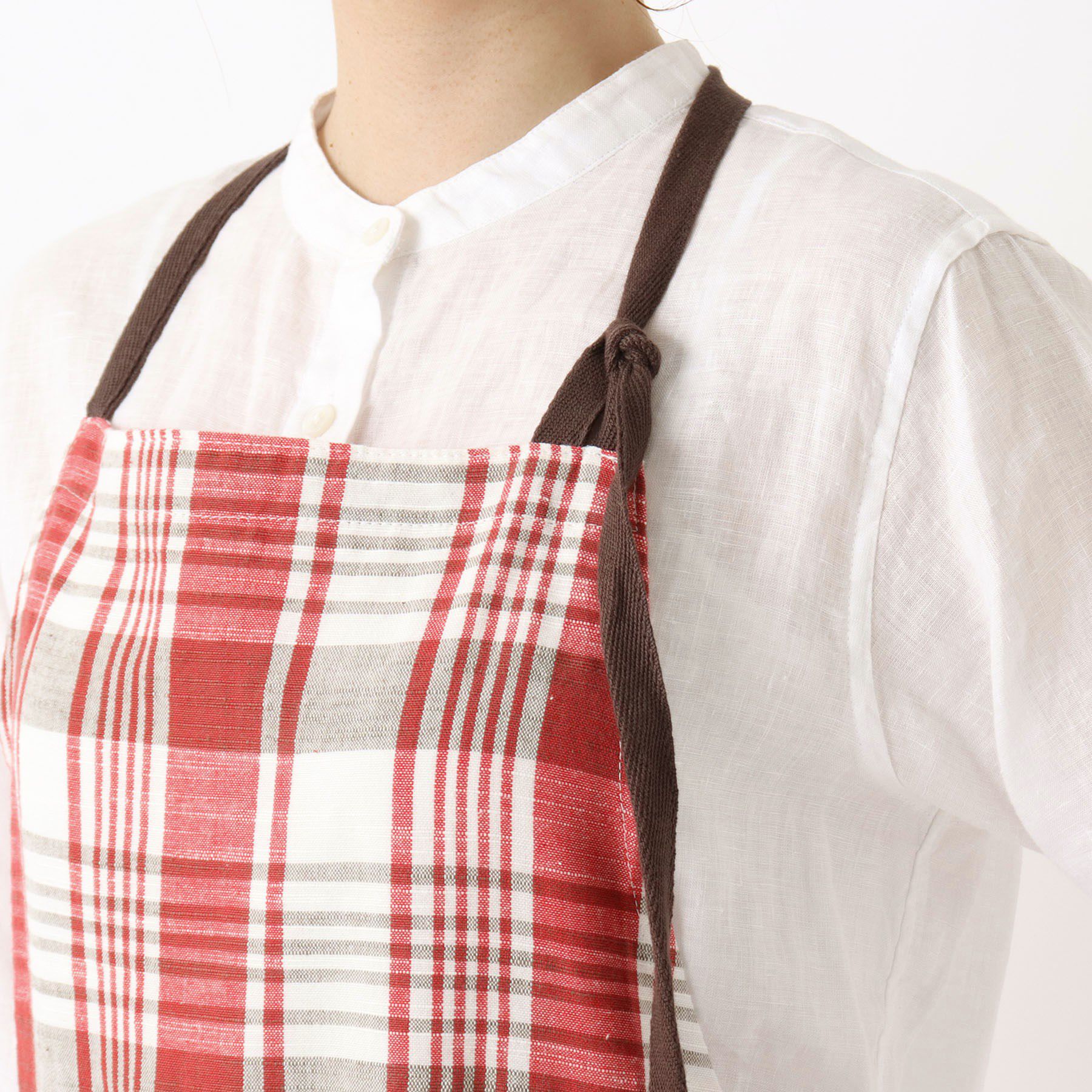 212 KITCHEN STORE「スラブチェック エプロン RD」|食器・キッチングッズ|