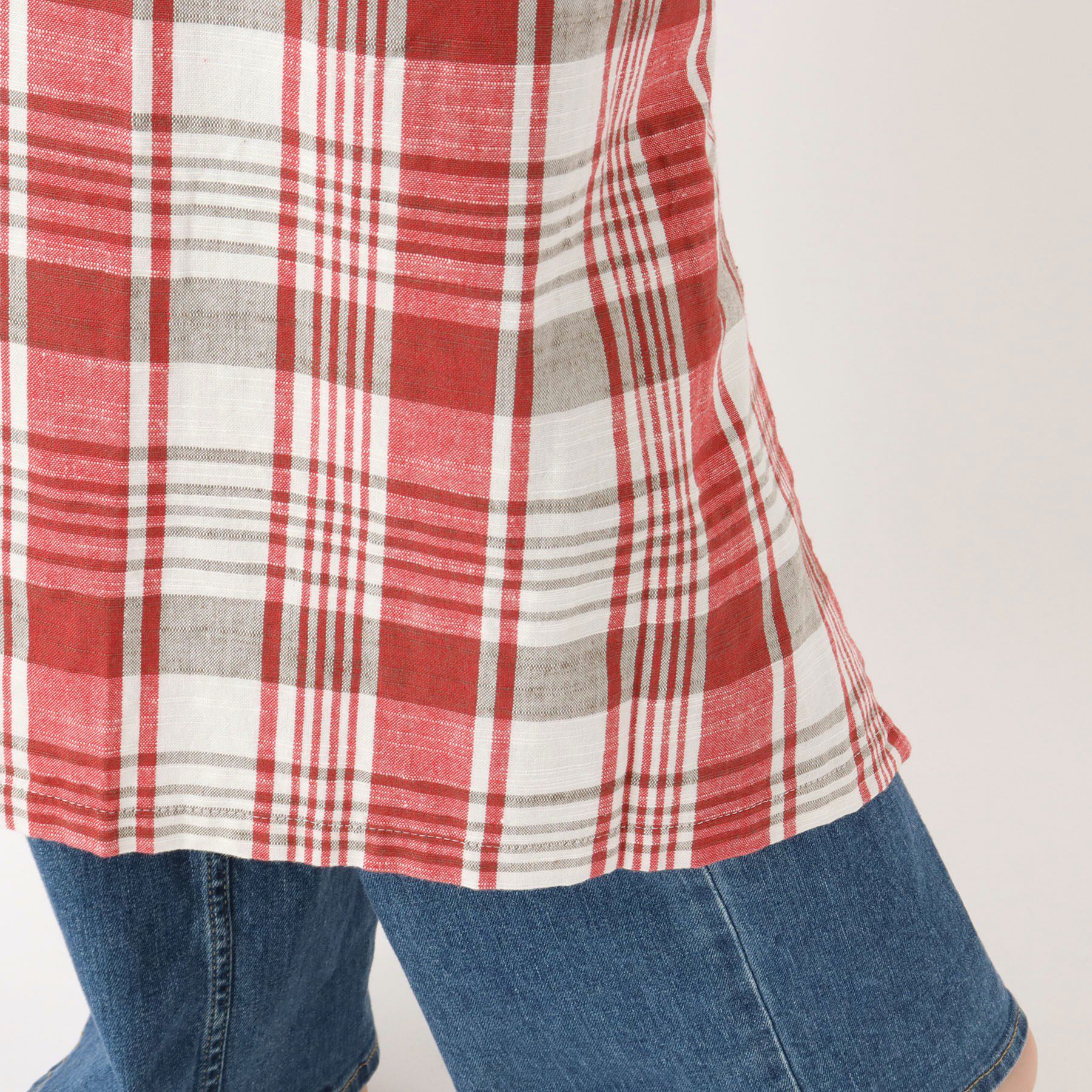 212 KITCHEN STORE「スラブチェック エプロン RD」|食器・キッチングッズ|