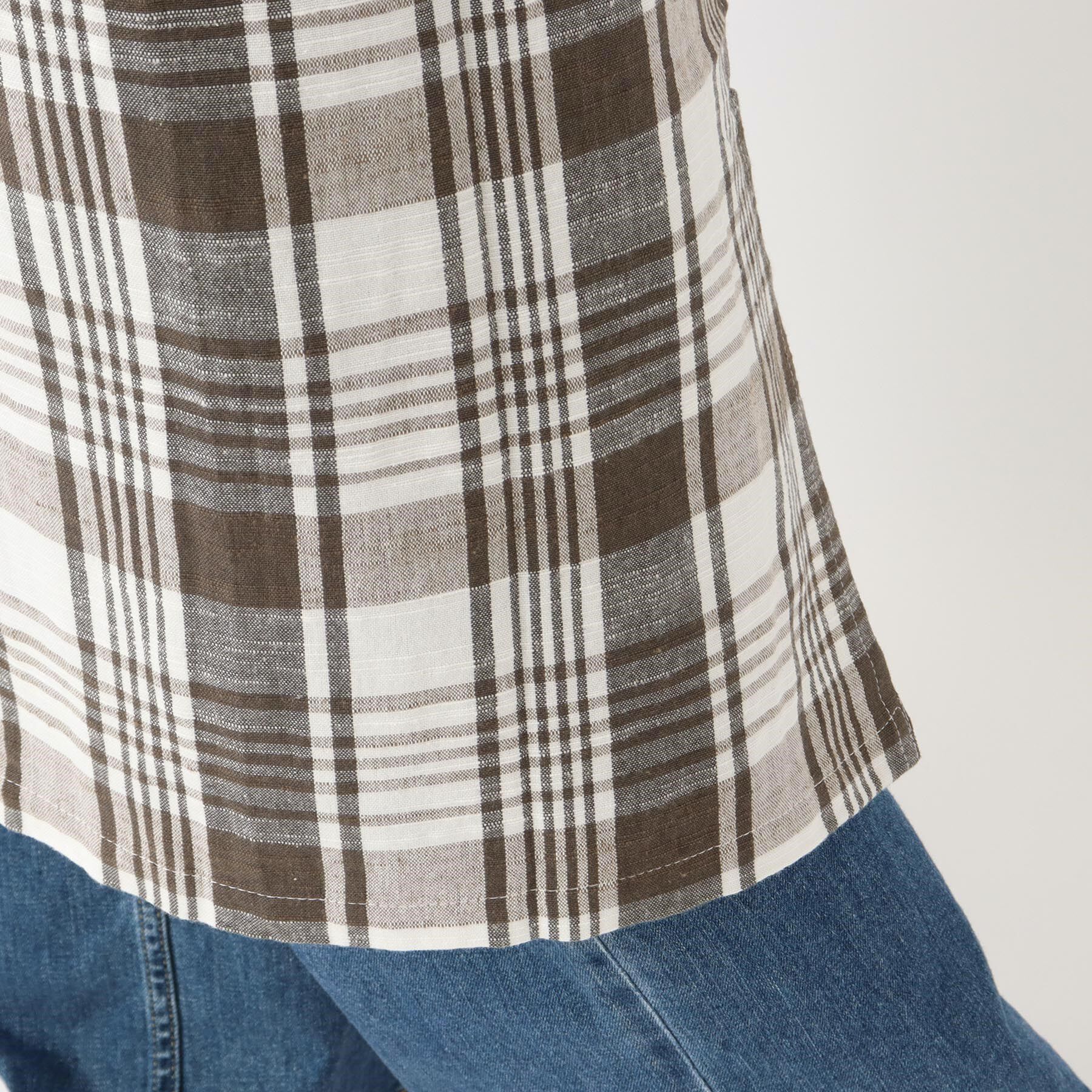 212 KITCHEN STORE「スラブチェック エプロン BR」|食器・キッチングッズ|