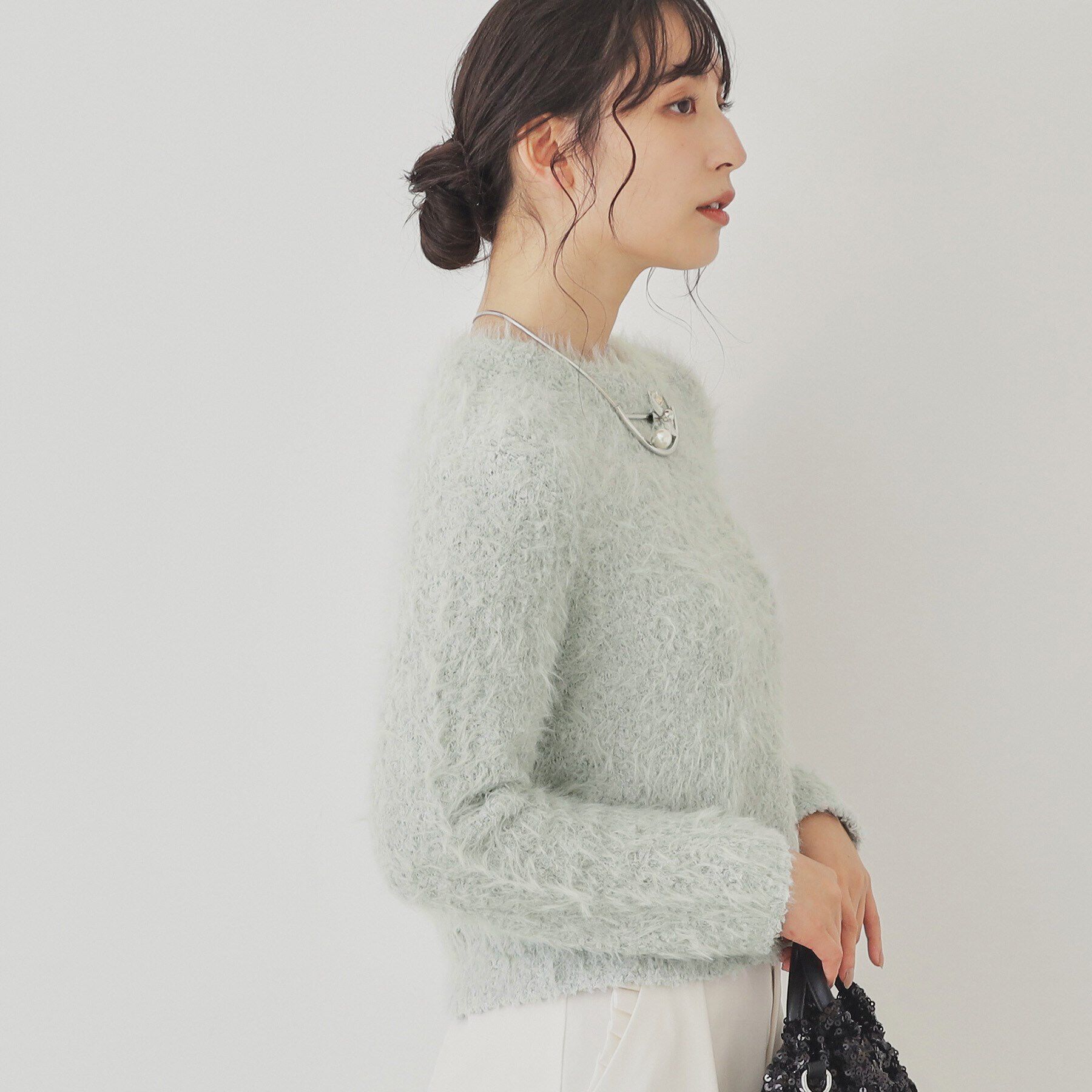 SunaUna「【トレンド／シャギー】コンパクトニット」|ニット・セーター|