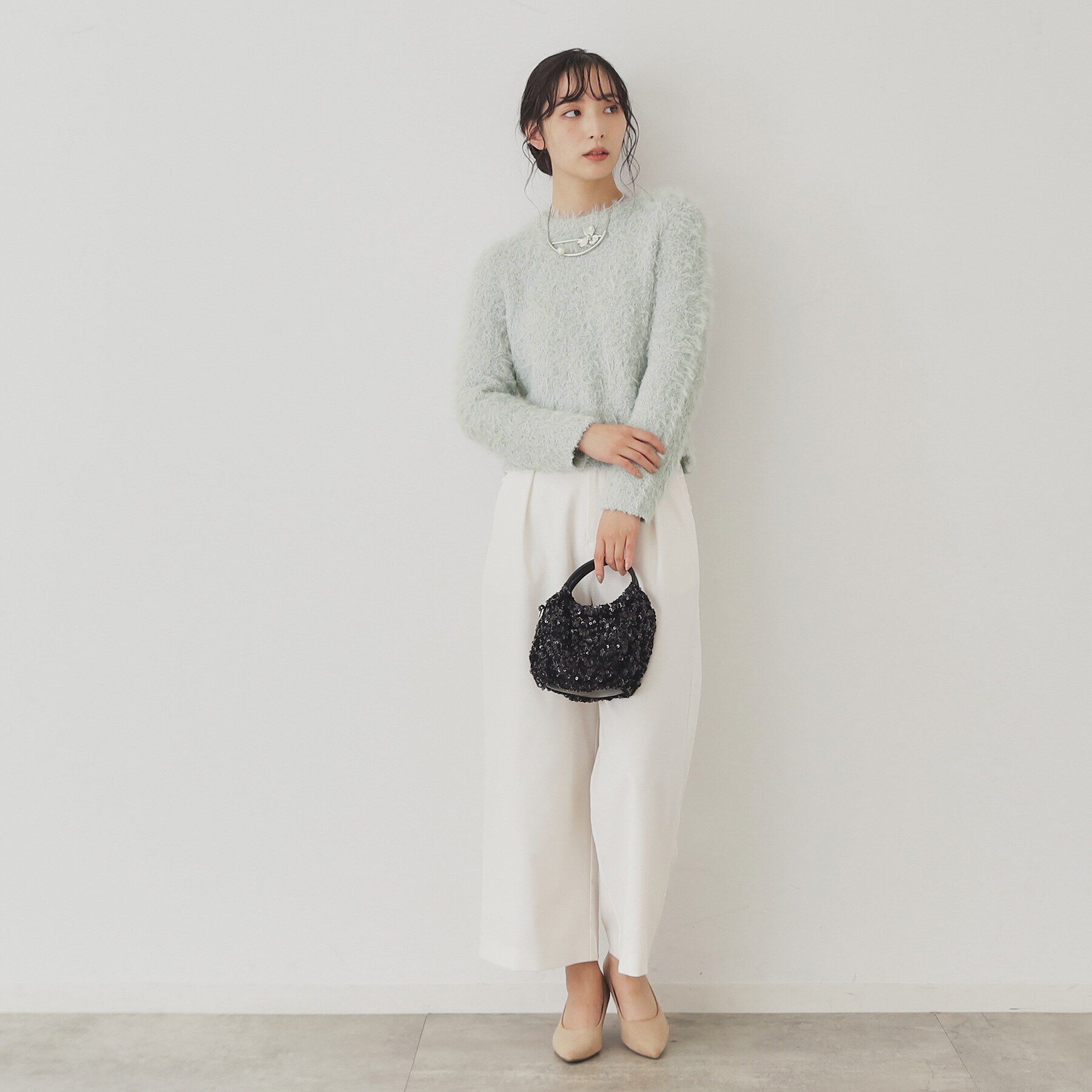 SunaUna「【トレンド／シャギー】コンパクトニット」|ニット・セーター|