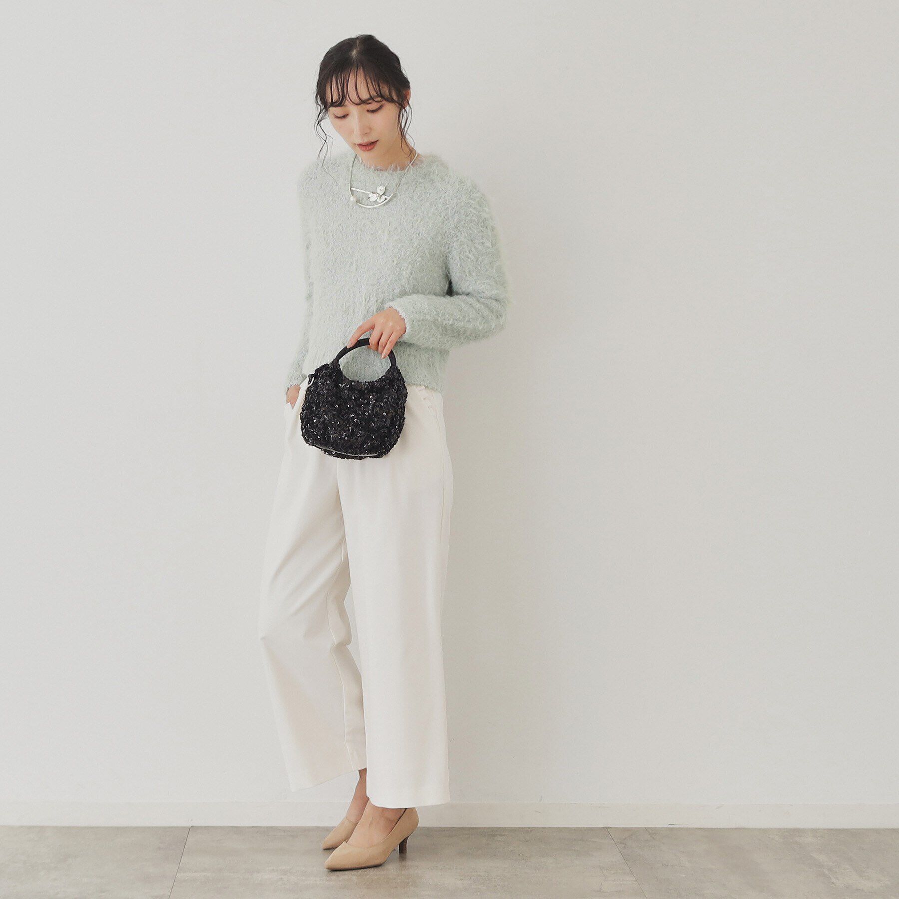 SunaUna「【トレンド／シャギー】コンパクトニット」|ニット・セーター|