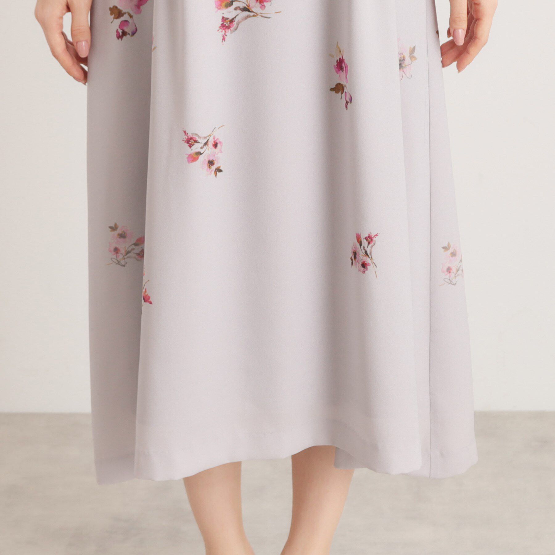 SunaUna「【着るだけでスタイルアップ／&yours project】パネルプリントワンピース」|ワンピース|