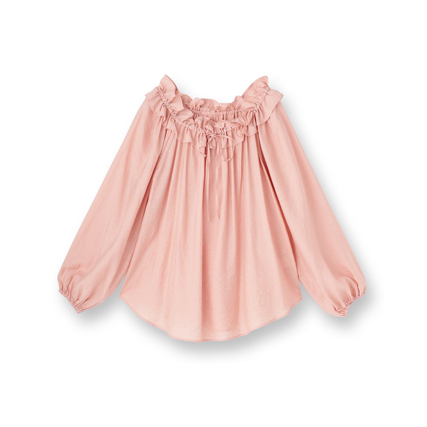 SunaUna「【衿フリル／衿調節可】リボンブラウス」|シャツ・ブラウス|