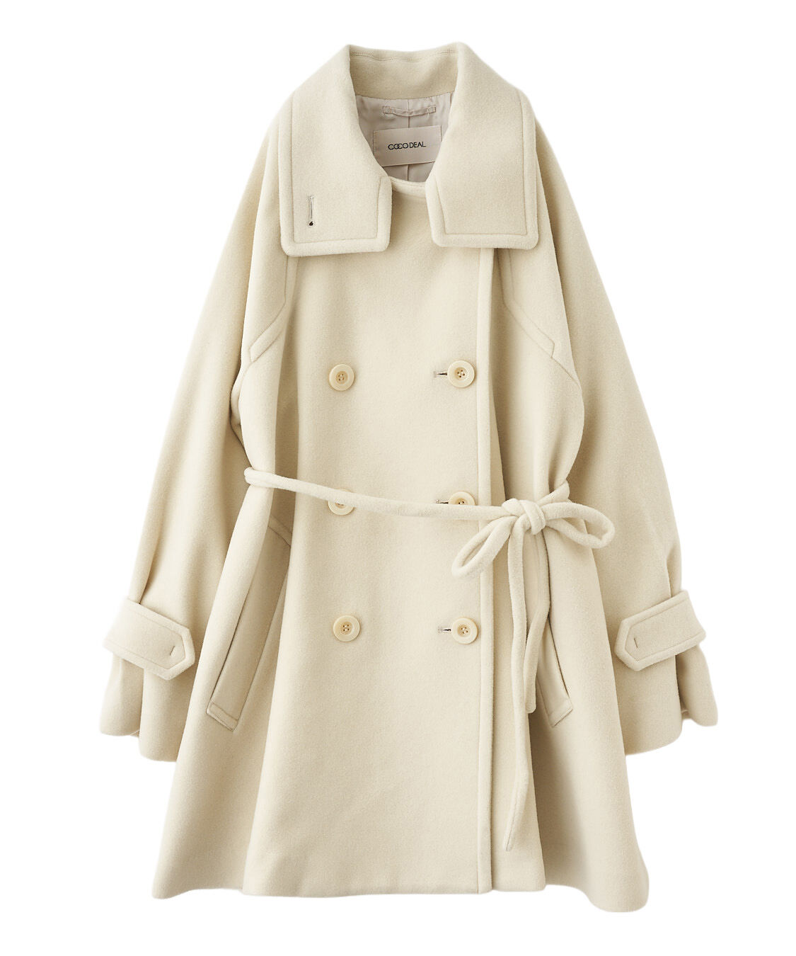 COCO DEAL「スタンドカラーミドル丈トレンチコート」|トレンチコート|