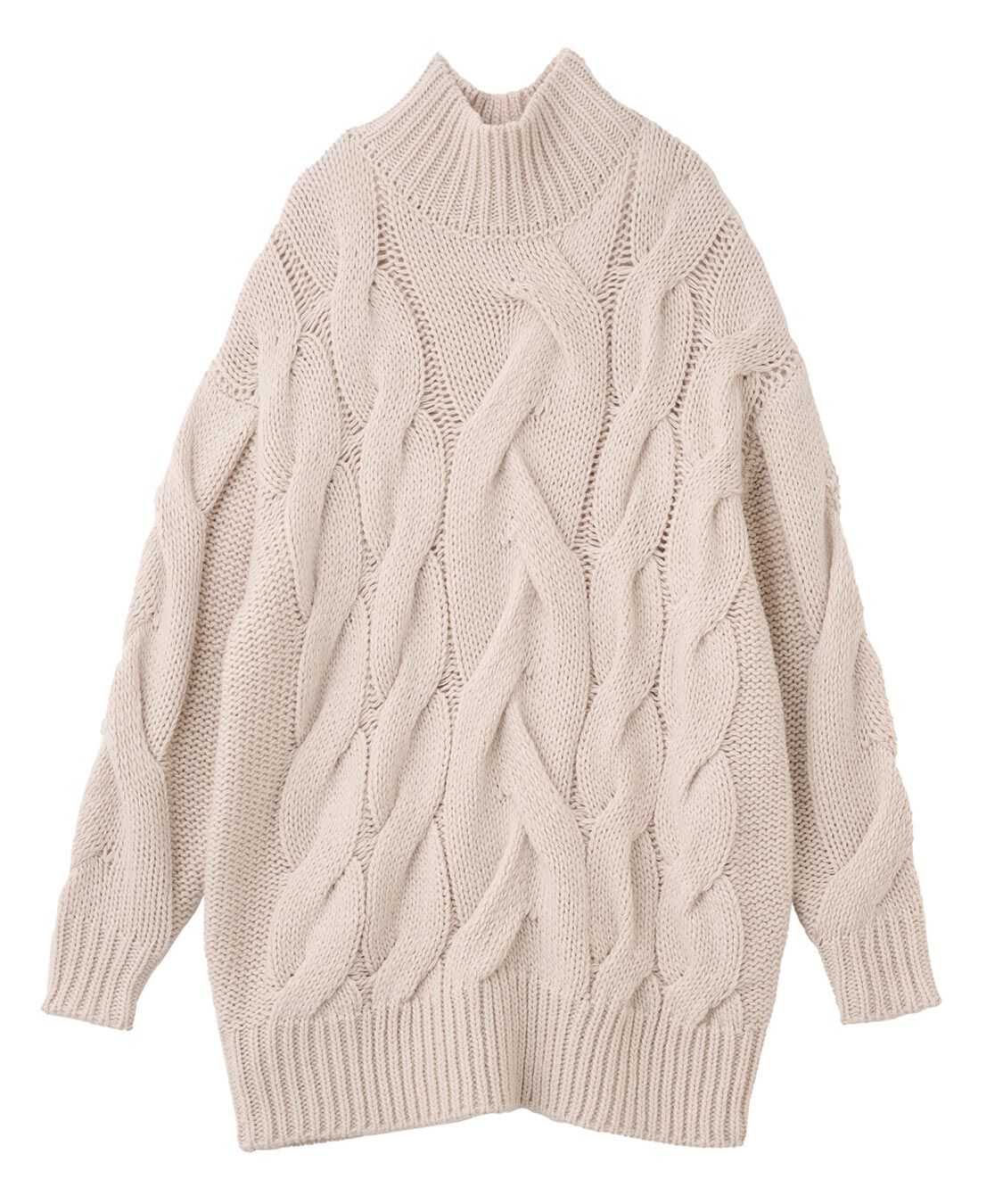 COCO DEAL「ケーブルニットミニワンピース」|ワンピース|