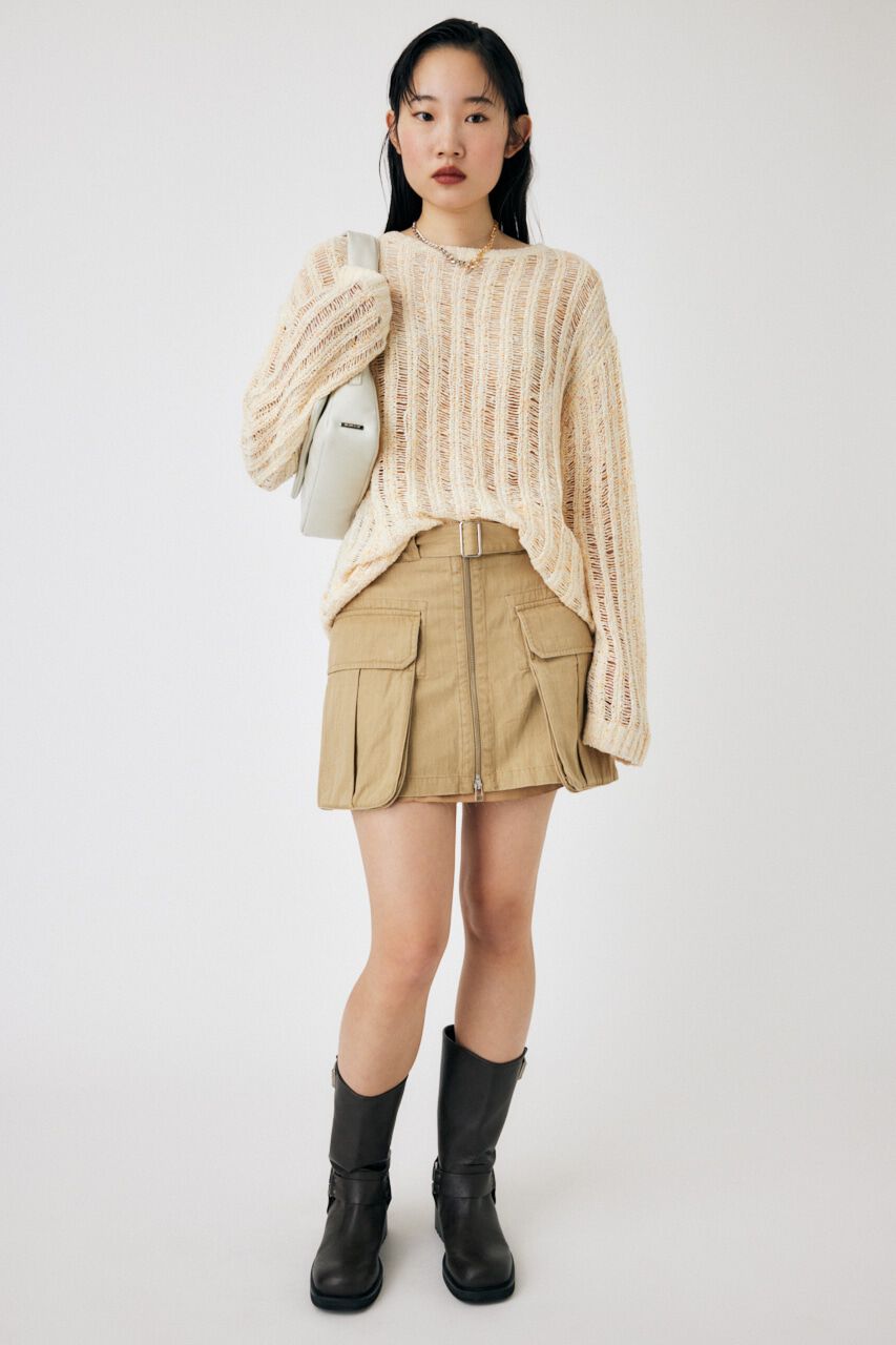MOUSSY「LAYERED CARGO ミニスカート」|スカート|