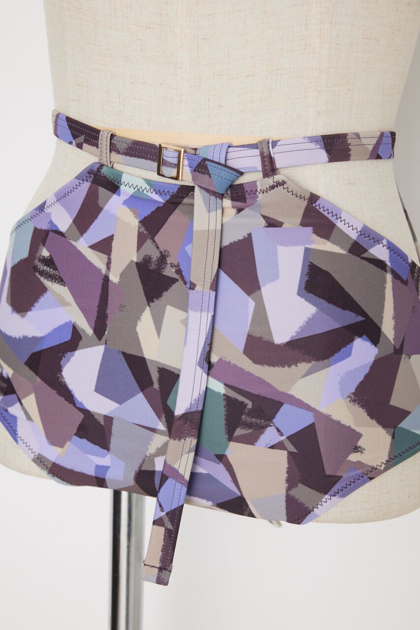 rienda「ジオメトリックベルトワイヤーカップbikini SET」|その他|