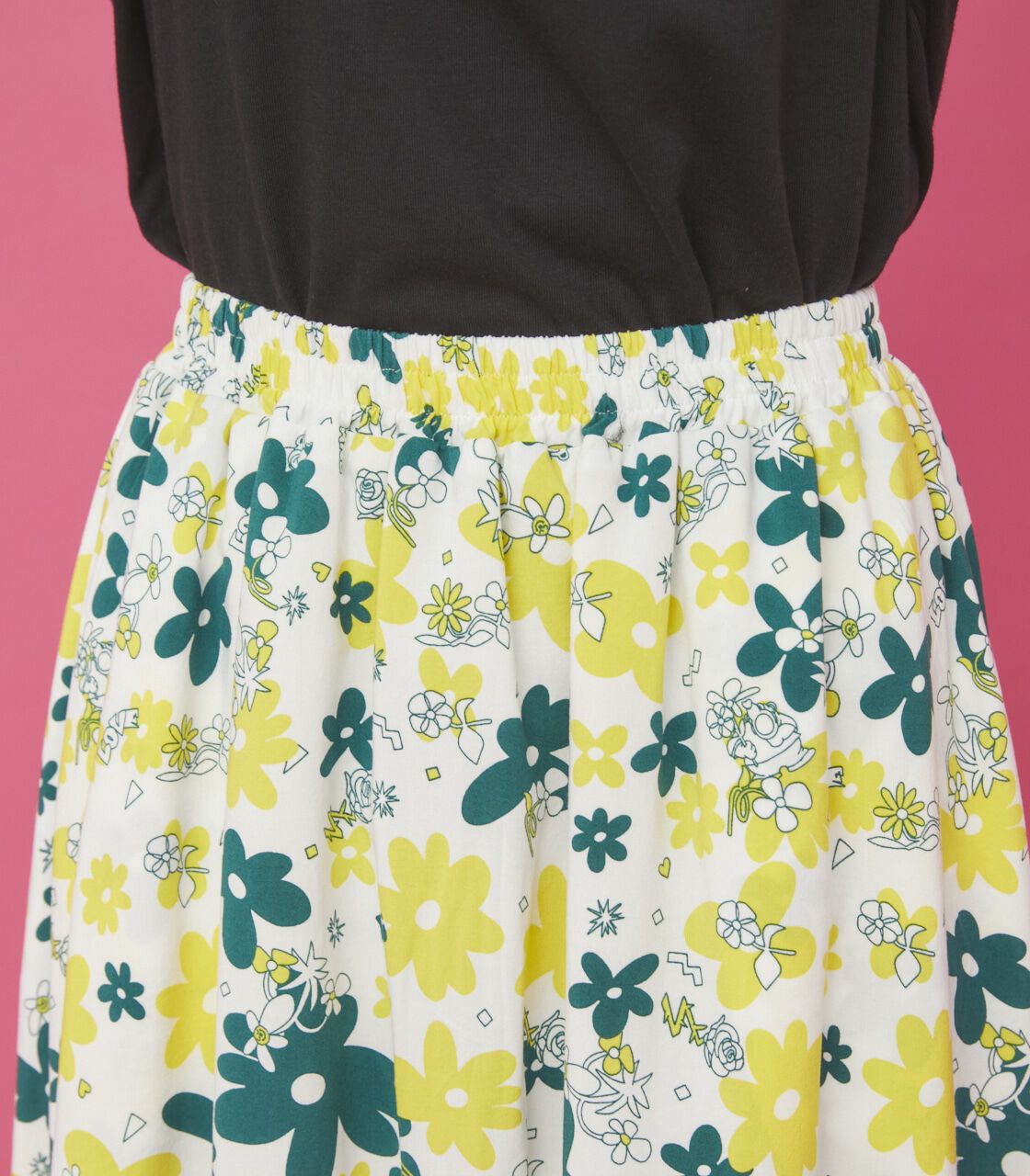 RODEO CROWNS「0528 MATT FLOWER スカート」|スカート|