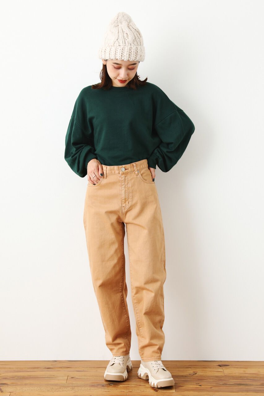 RODEO CROWNS「イージーデニムカーブパンツ」|デニム|BEG