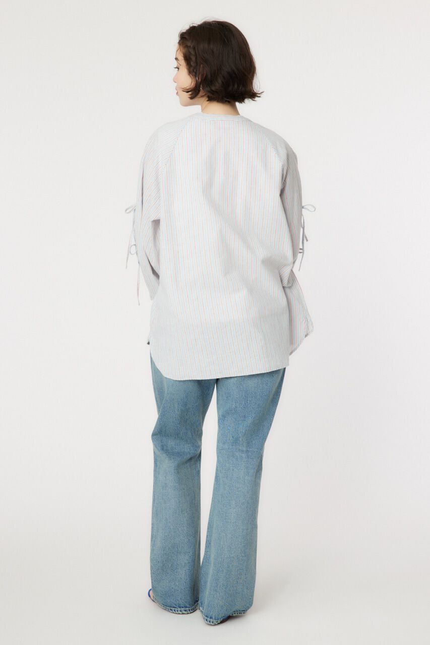 RODEO CROWNS「リネン アームリボンシャツ」|シャツ・ブラウス|