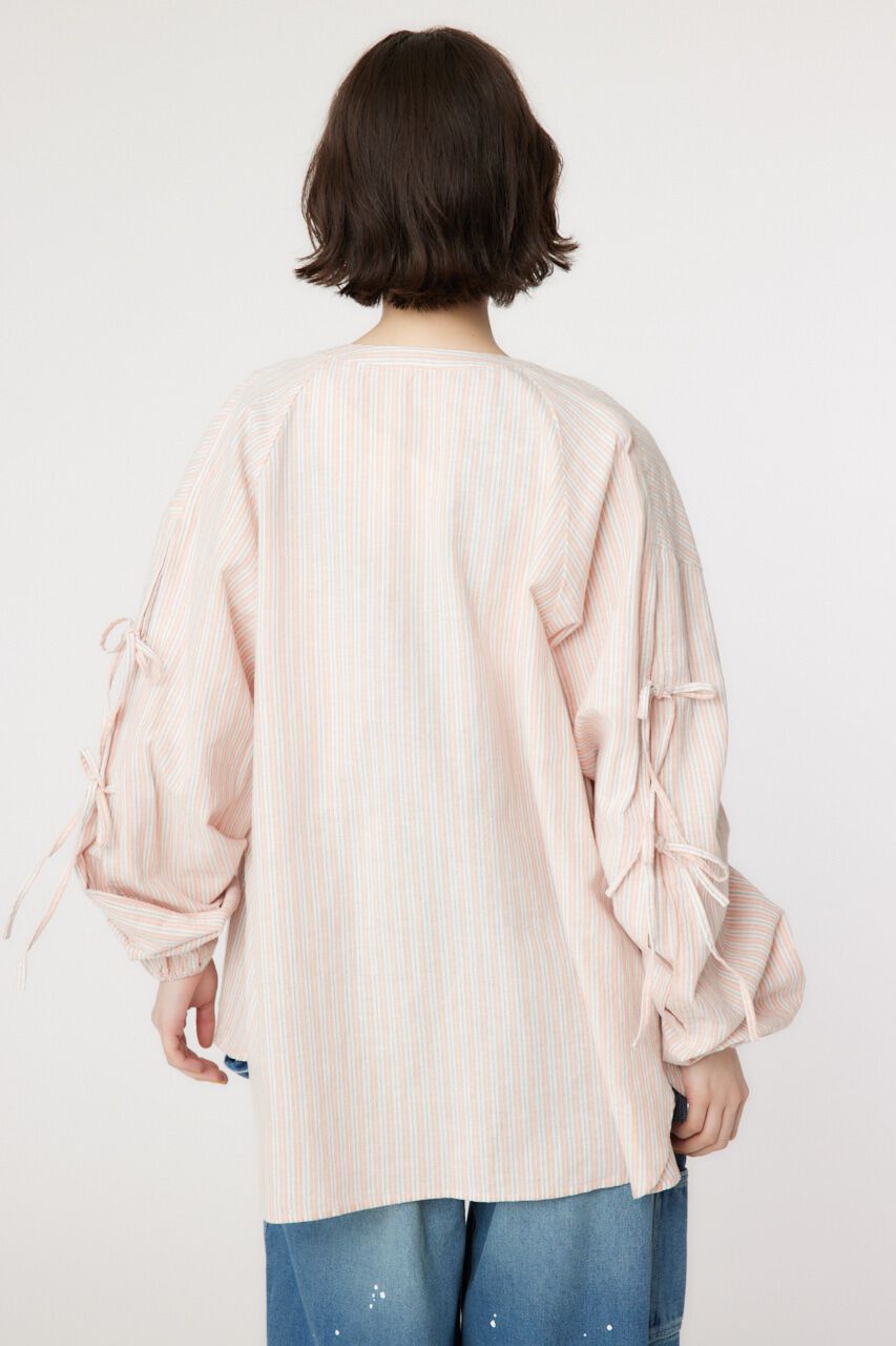 RODEO CROWNS「リネン アームリボンシャツ」|シャツ・ブラウス|