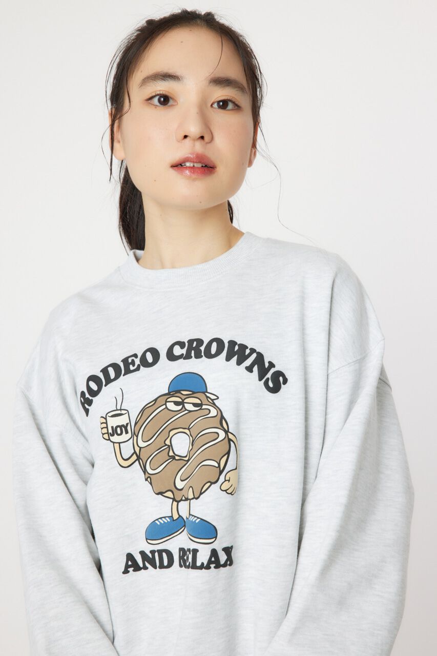 RODEO CROWNS「JOY DONUTS スウェット」|パーカー|L/T.GRY1