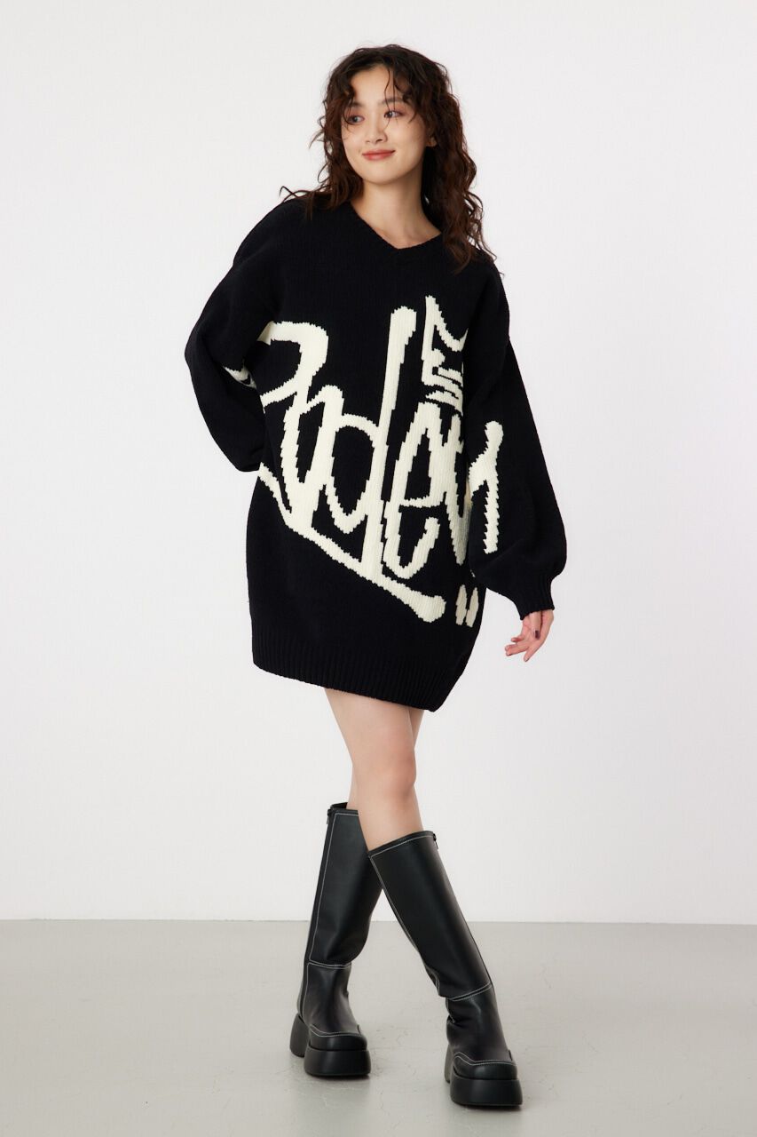 RODEO CROWNS「2WAY モールロゴニットワンピース」|ワンピース|