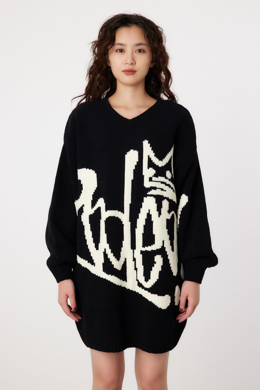 RODEO CROWNS「2WAY モールロゴニットワンピース」|ワンピース|