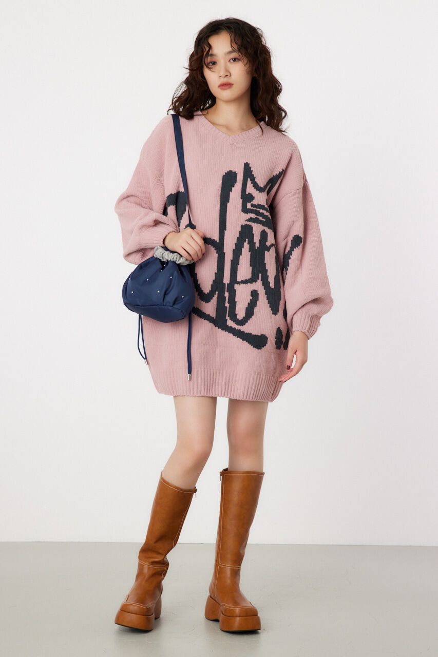 RODEO CROWNS「2WAY モールロゴニットワンピース」|ワンピース|