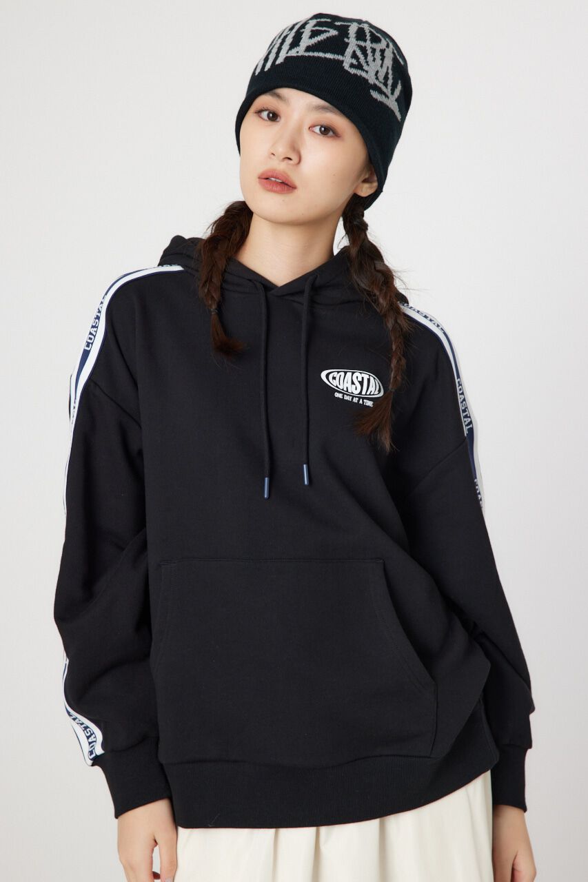 RODEO CROWNS「ラインテープパーカー」|パーカー|BLK