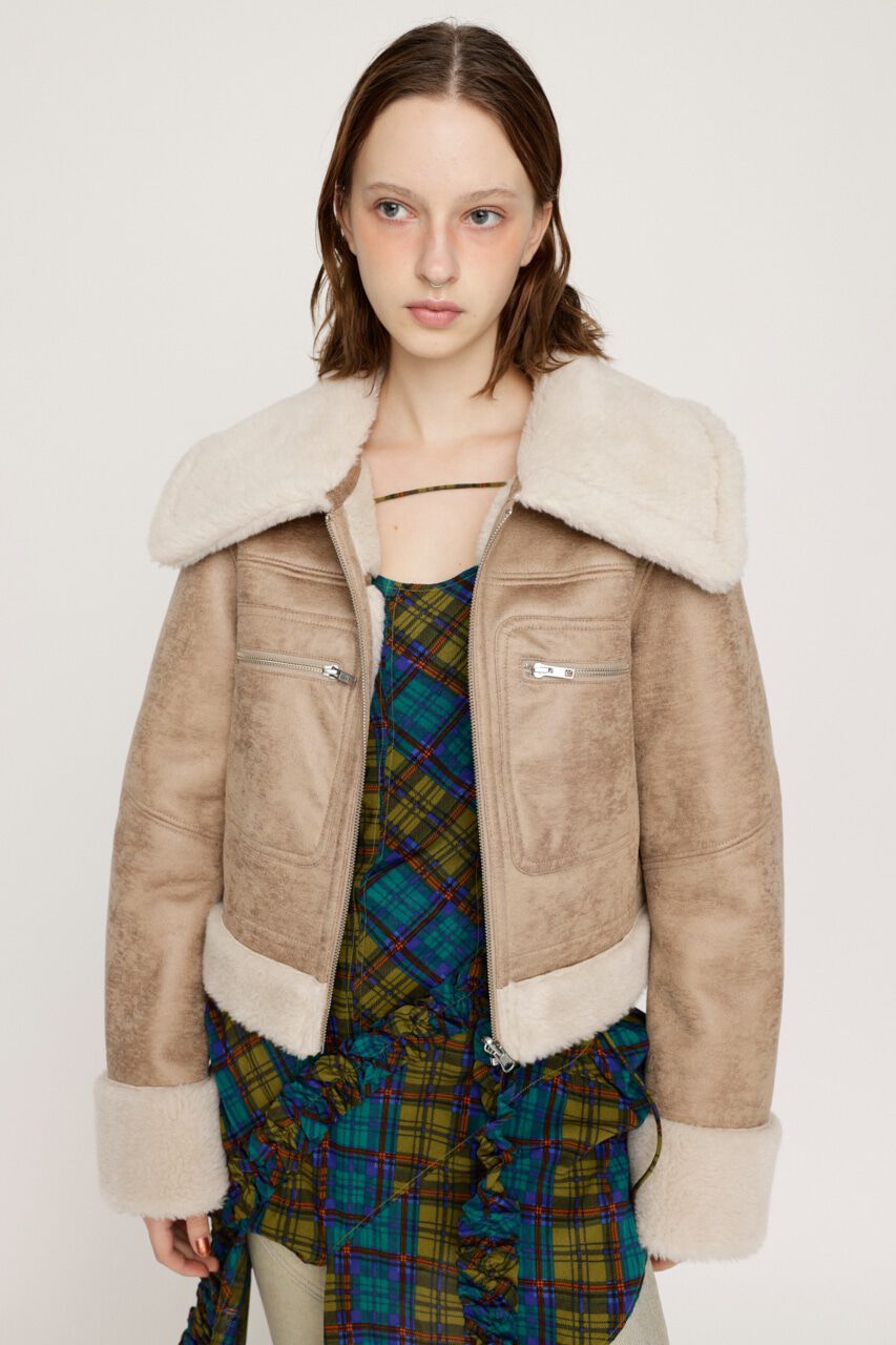 SLY「REVERSIBLE COMPACT B-3」|ブルゾン・スタジャン|BEG