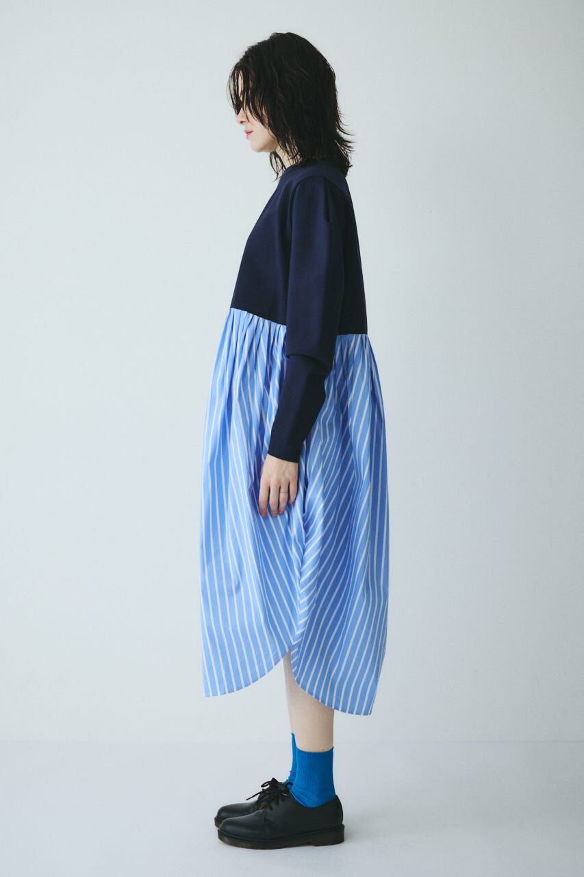 HeRIN.CYE「［予約］Docking shirt dress」|ワンピース|