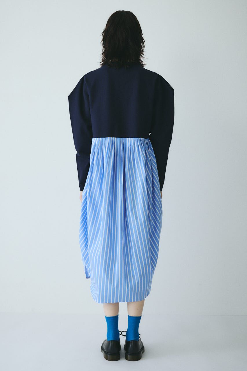 HeRIN.CYE「［予約］Docking shirt dress」|ワンピース|
