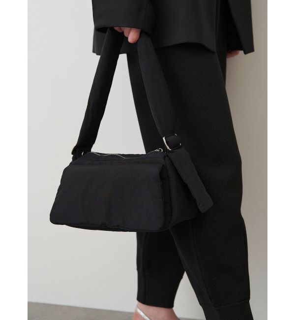 ELENDEEK「PADDING BUCKLE BAG」|ハンドバッグ|ブラック