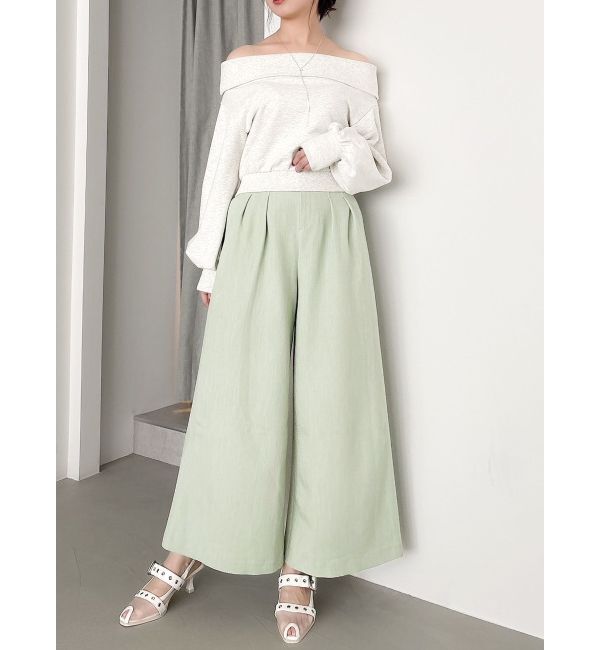 dazzlin「ハイウエストワイドパンツ」|その他|