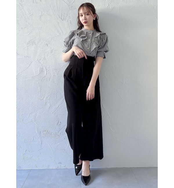 dazzlin「ハイウエストワイドパンツ」|その他|