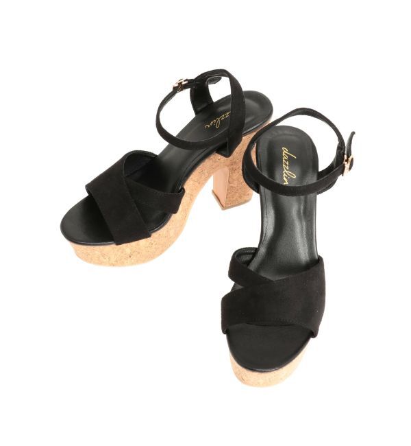 dazzlin「【復刻】コルクヒールサンダル」|サンダル|