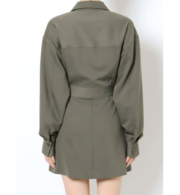 EMODA「Wポケットオープンカラーワンピース」|ワンピース|