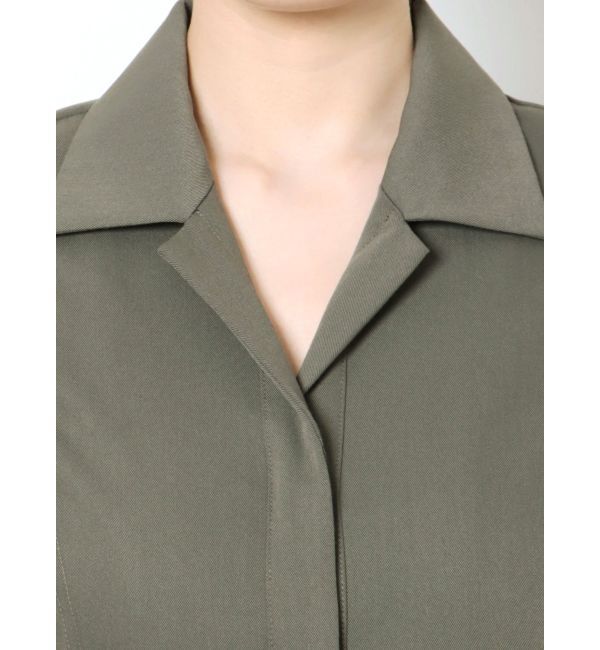 EMODA「Wポケットオープンカラーワンピース」|ワンピース|