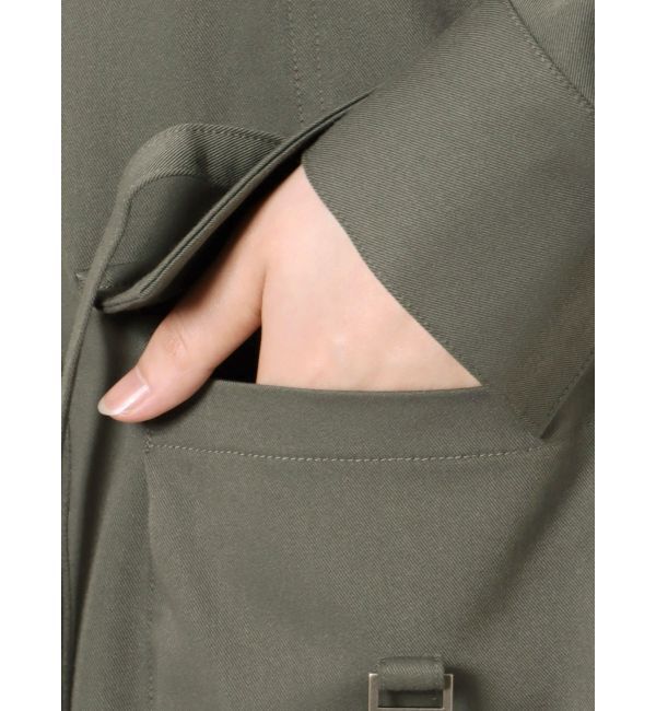 EMODA「Wポケットオープンカラーワンピース」|ワンピース|