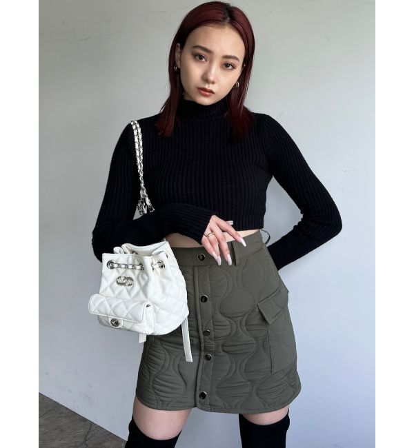 EMODA「キルティングミニスカート」|スカート|