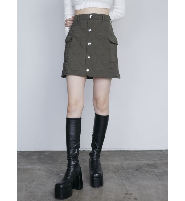 EMODA「キルティングミニスカート」|スカート|