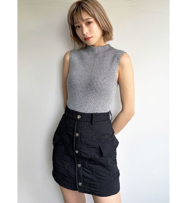 EMODA「キルティングミニスカート」|スカート|