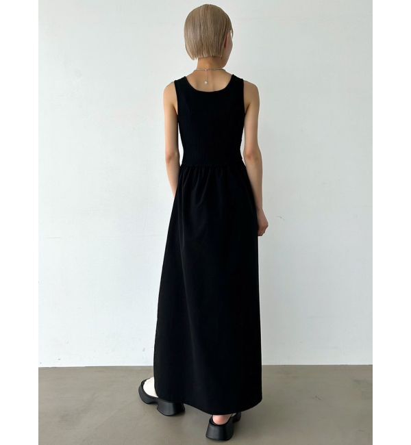 EMODA「ナイロンドッキングニットワンピース」|ワンピース|