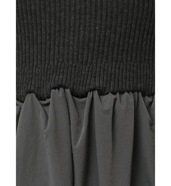 EMODA「ナイロンドッキングニットワンピース」|ワンピース|