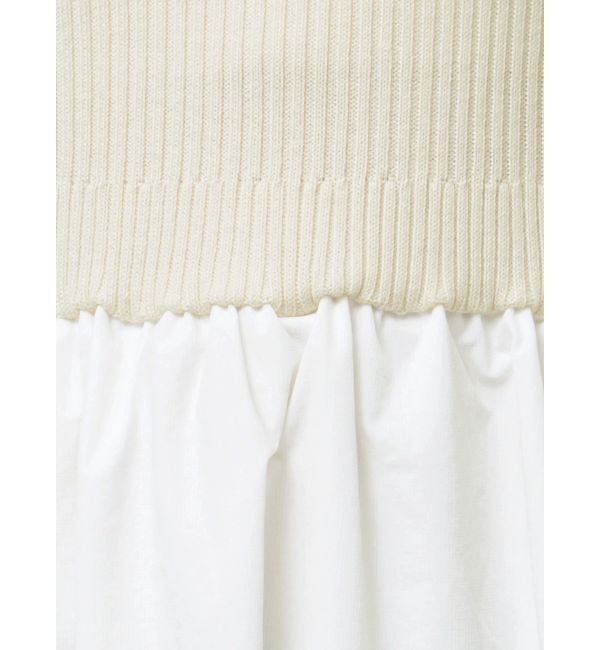 EMODA「ナイロンドッキングニットワンピース」|ワンピース|